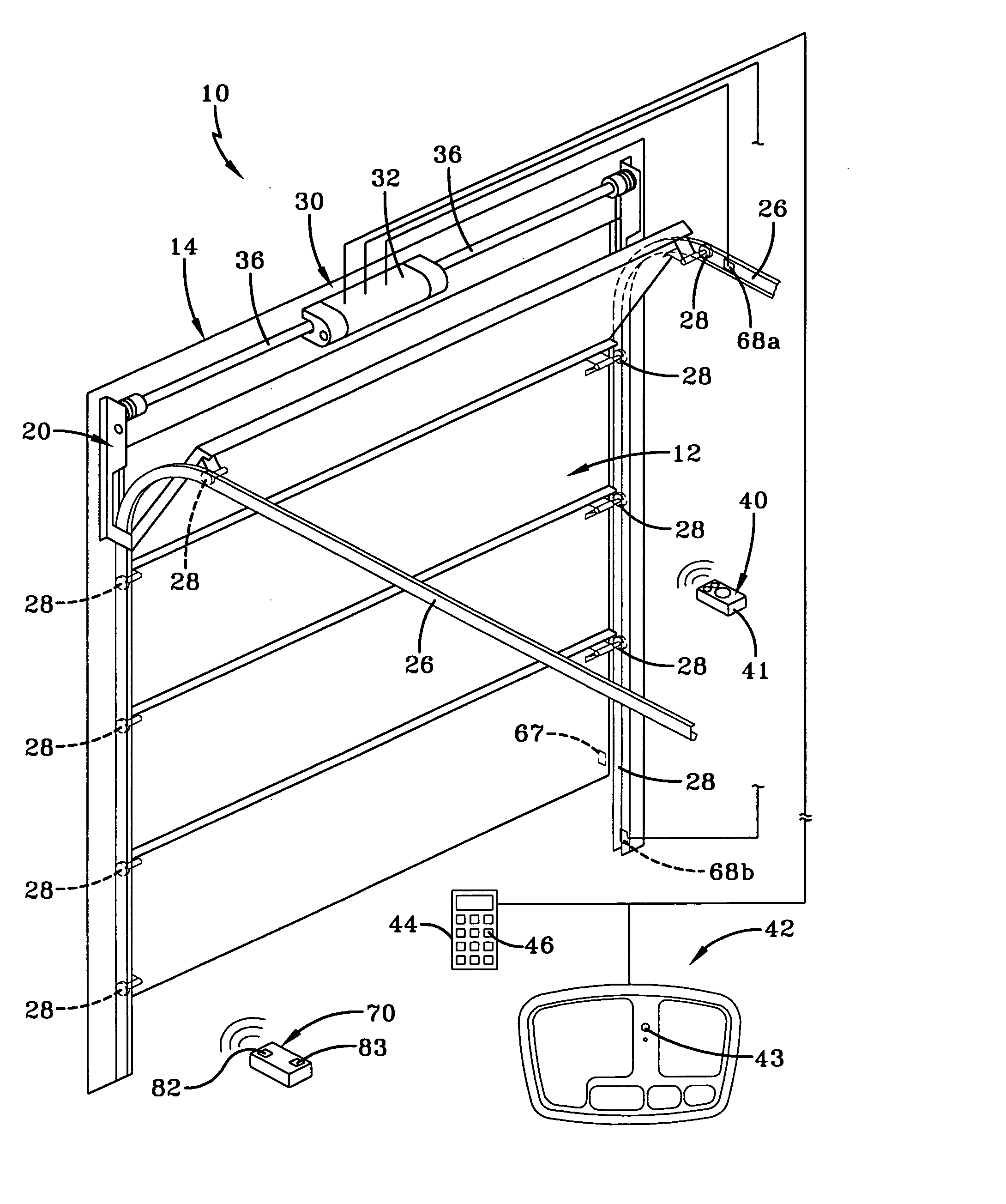 System and methods for automatically moving access barriers initiated by mobile transmitter devices