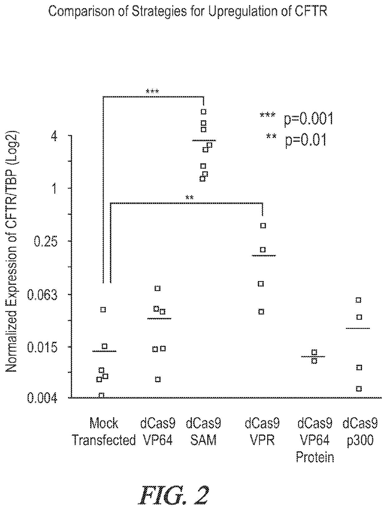 Methods and products for increasing CFTR