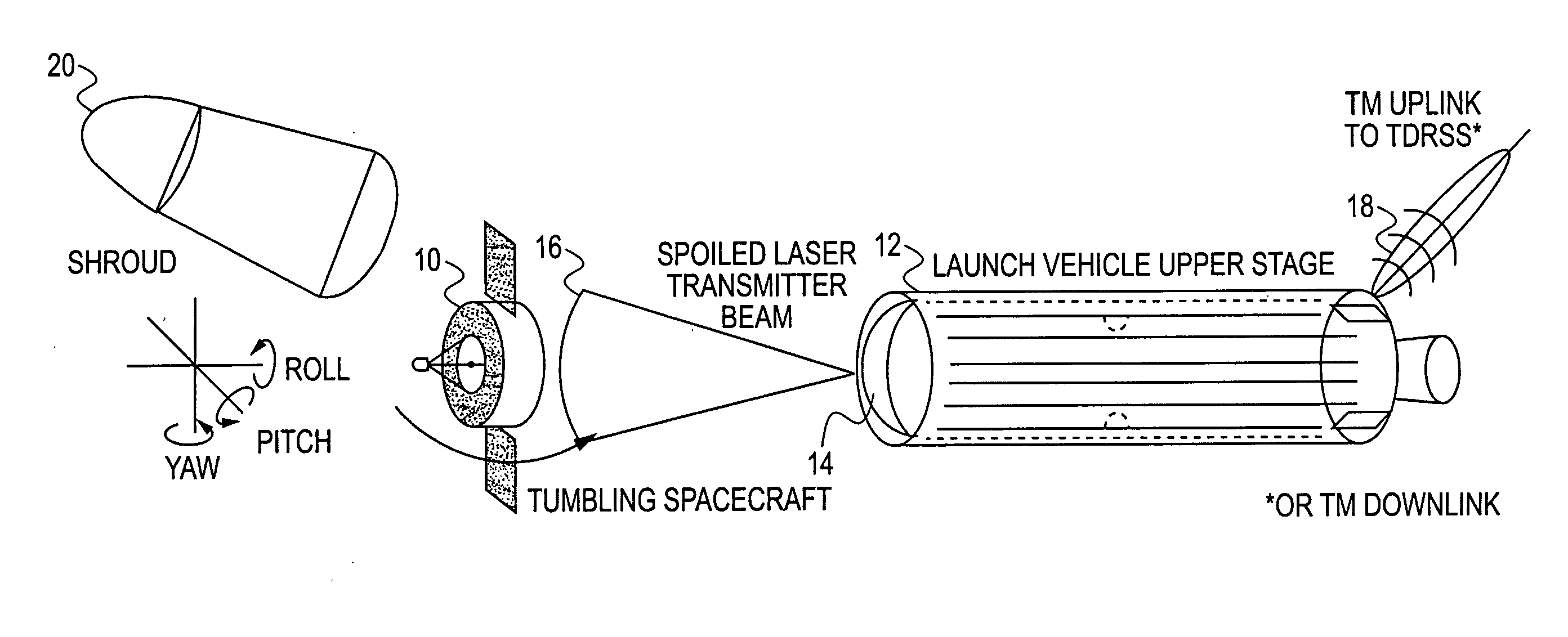 Low-power photonic telemetry system and method for spacecraft monitoring