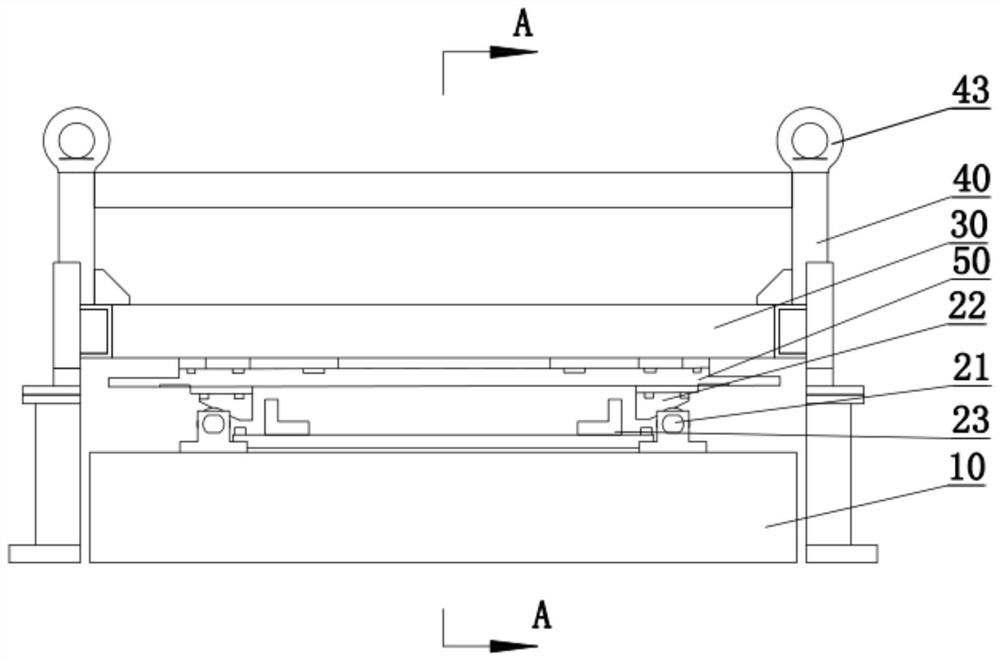 A centering weighing device and weighing method