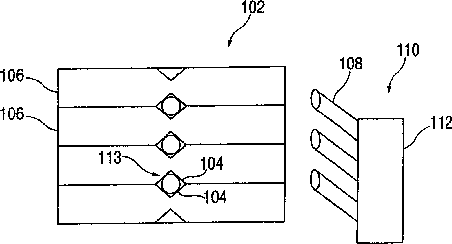 Non-inserted core optical fiber equipment used for optical back plate connecting system