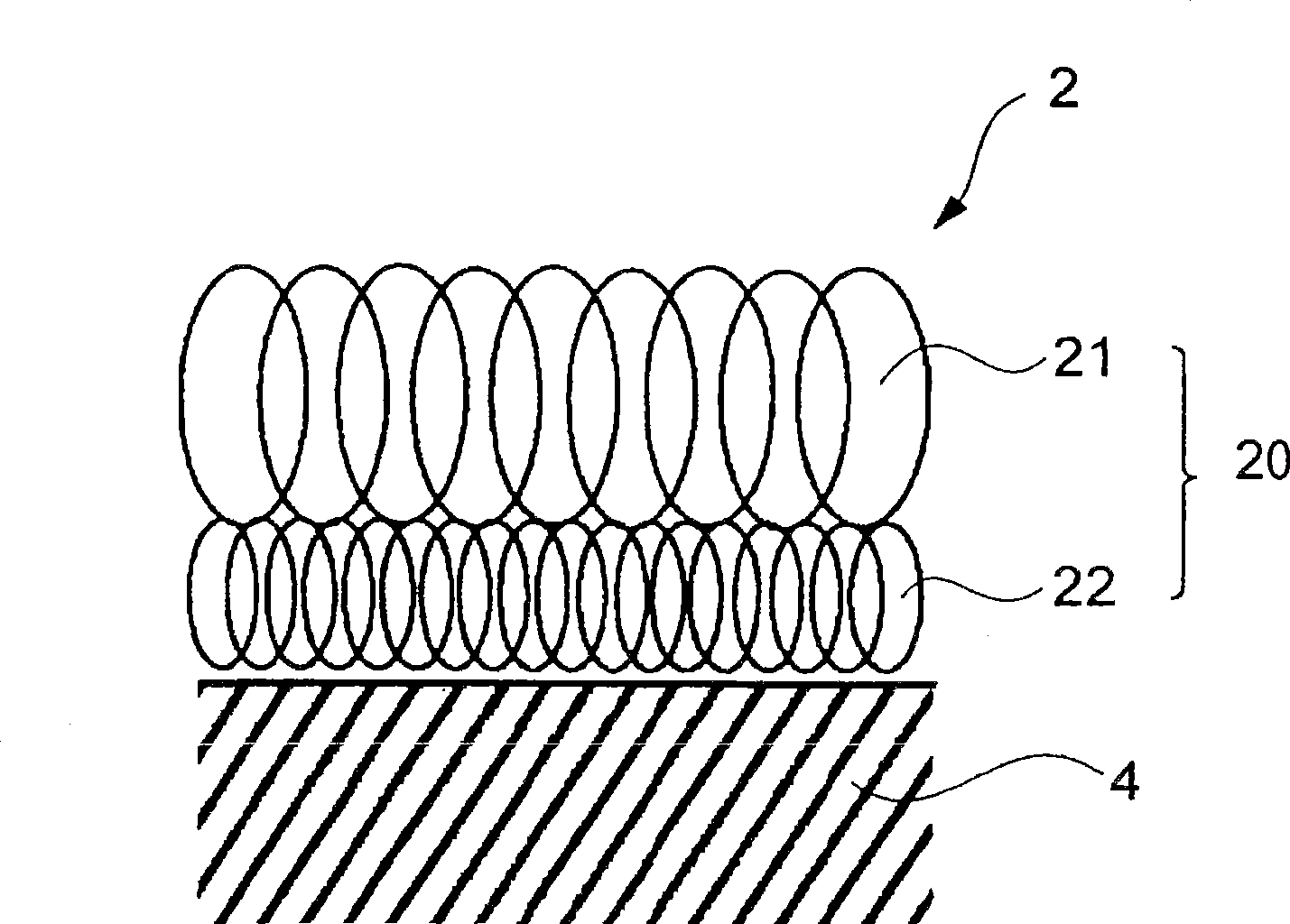 Surface sheet of absorptive article