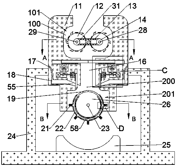 Meat food pickling processing device