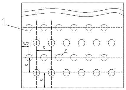 Rotary air preheater heat transfer corrugated plate with spoiler holes and its processing method