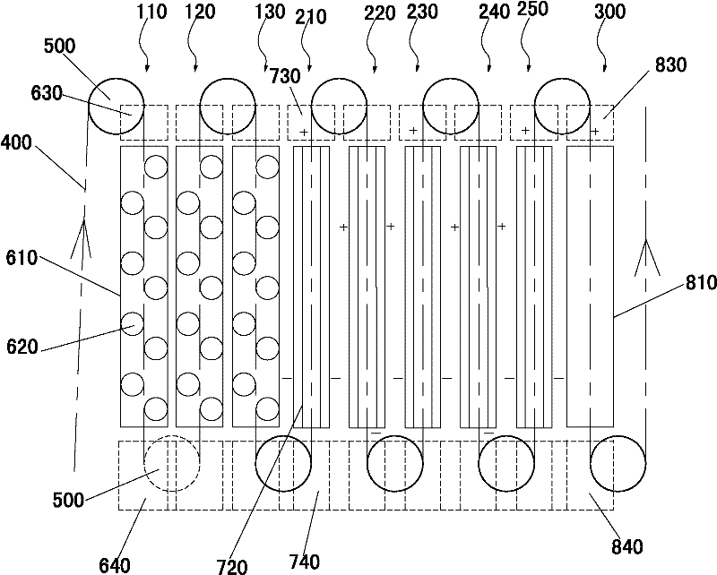 Sewage zero-emission metal strip surface cleaning device and method