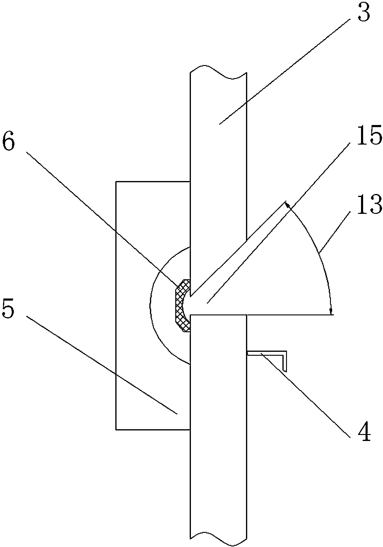 Welding device and welding technology applying multifunctional fillet welding trolley to horizontal position welding