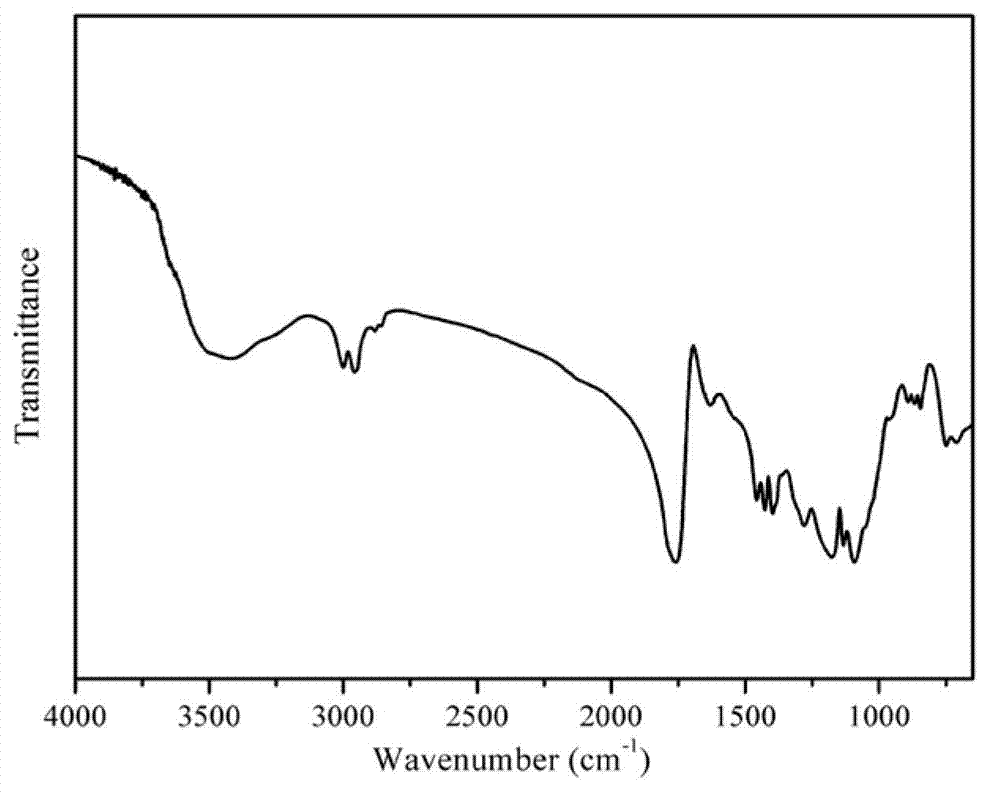 Method for preparing a chitosan / aliphatic polyester amphiphilic graft copolymer