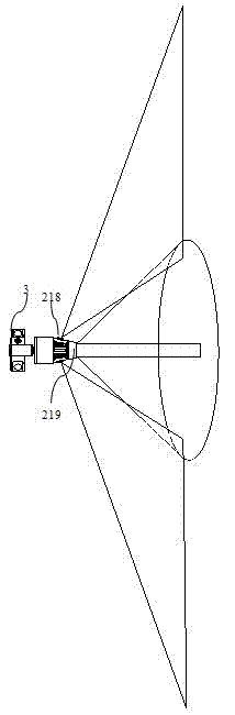 Multidirectional early-warning positioning and automatic tracking and monitoring device for monitoring area