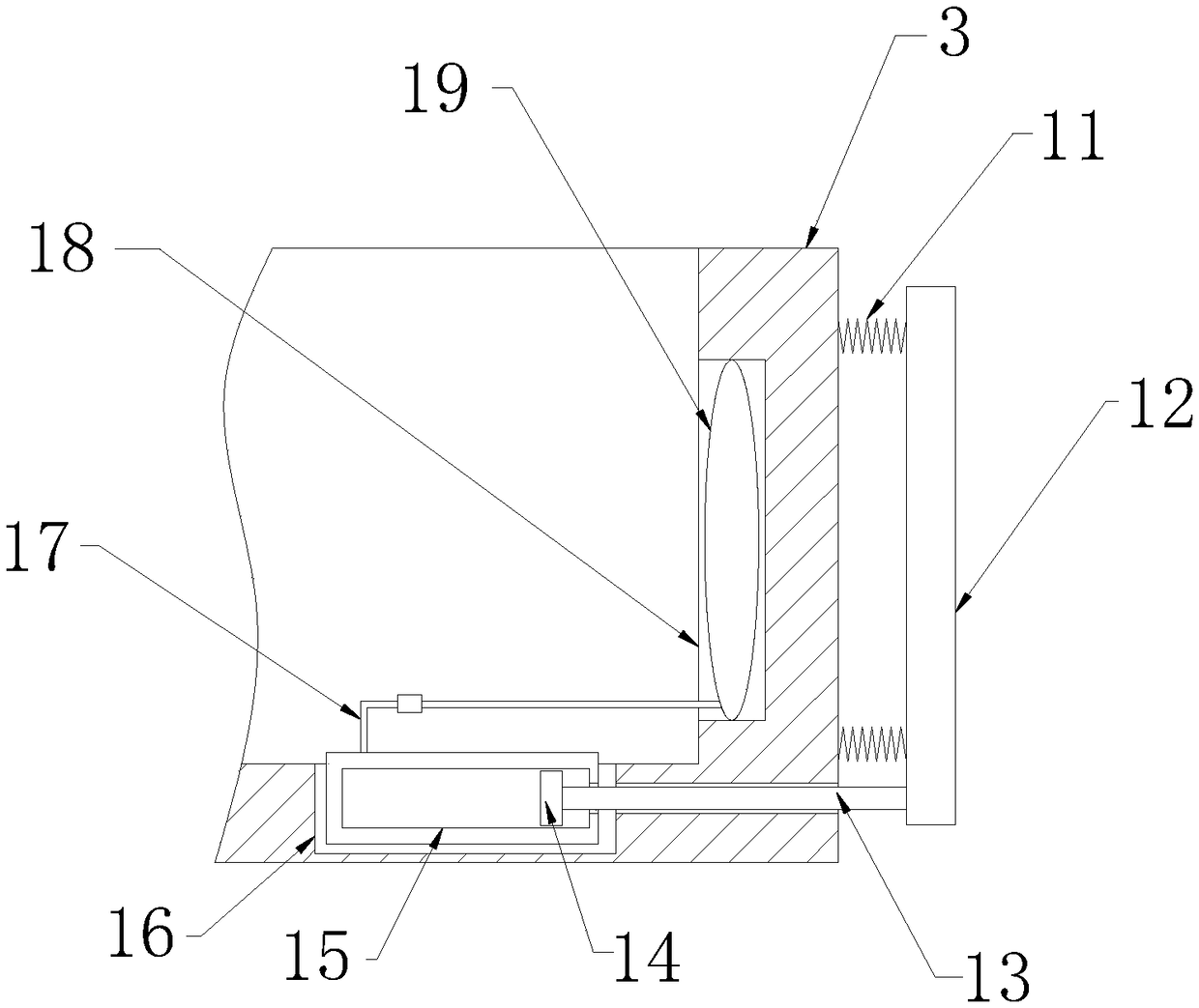 A pre-assembled substation buffer anti-collision device