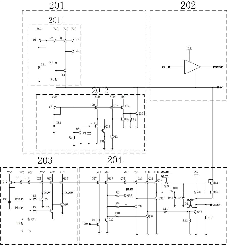 Driving circuit and power supply chip
