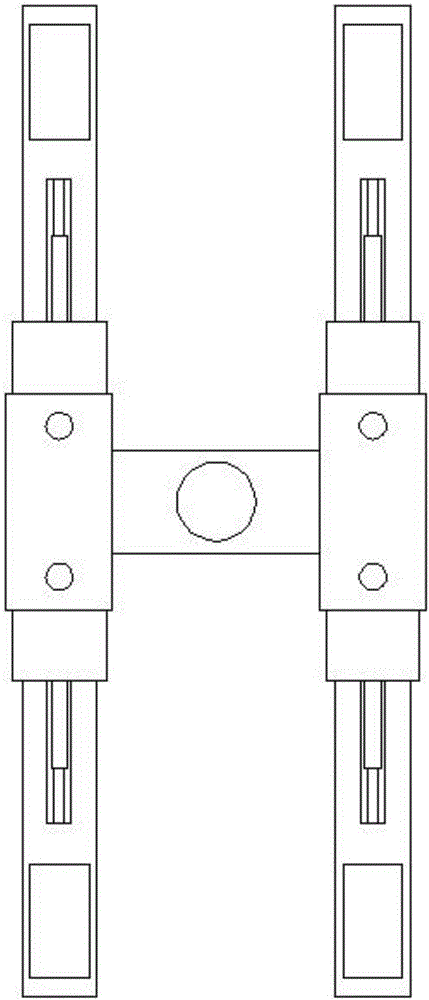 Adjustable lifting bracket device for buried single-column lifting machine