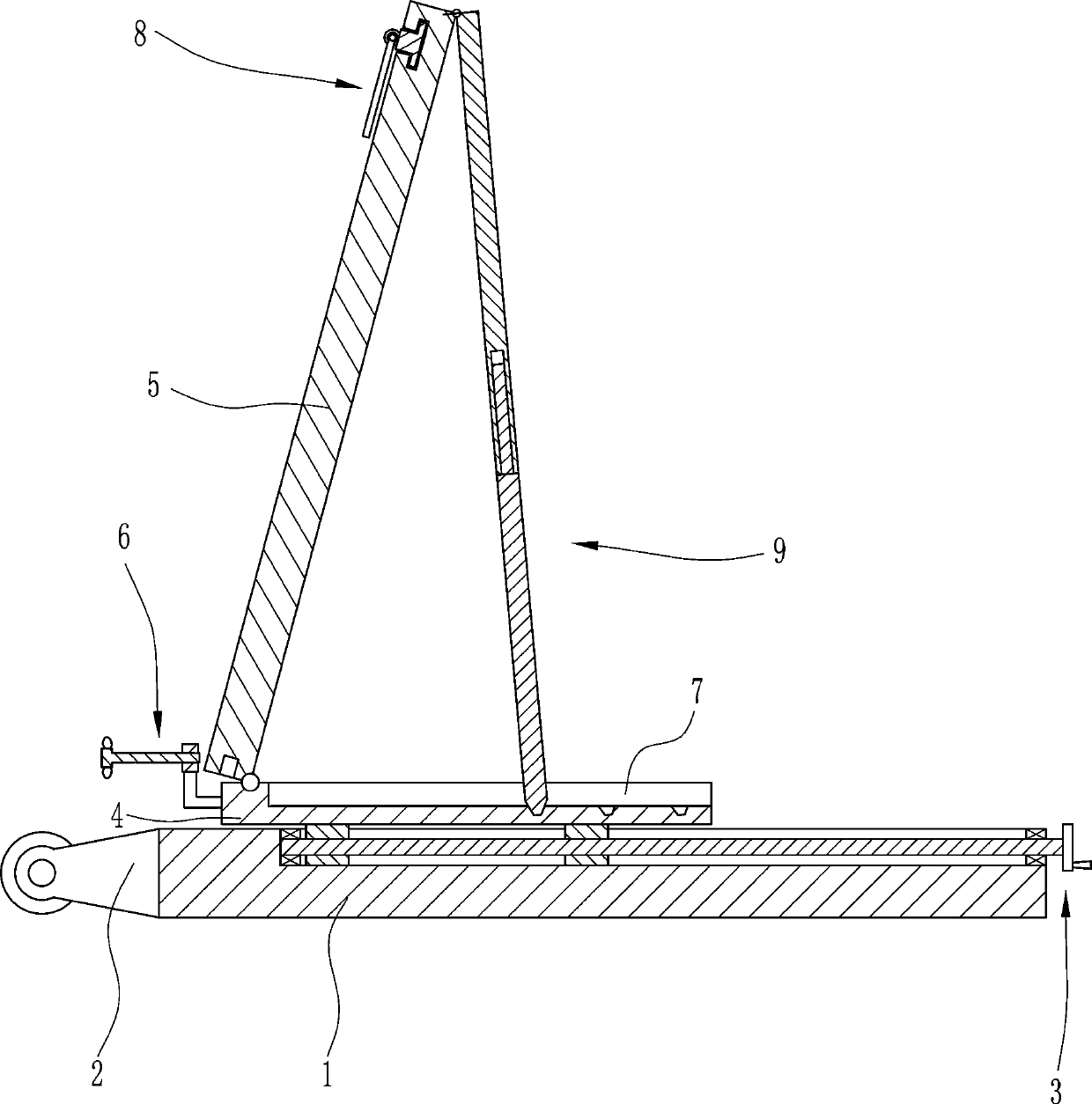 A kind of climbing ladder for maintenance of water conservancy equipment