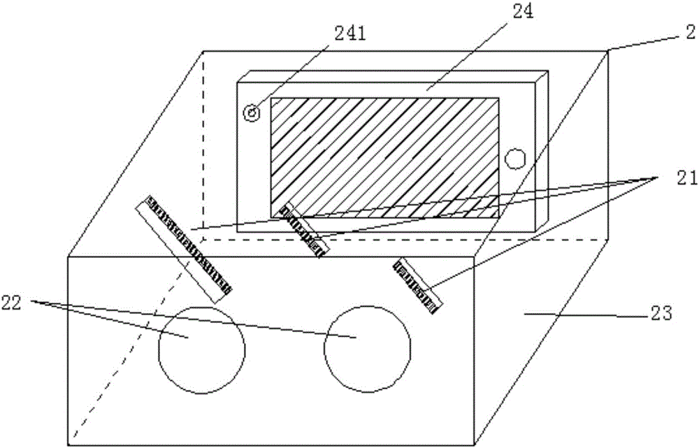 Virtual reality device and image processing method of virtual reality images