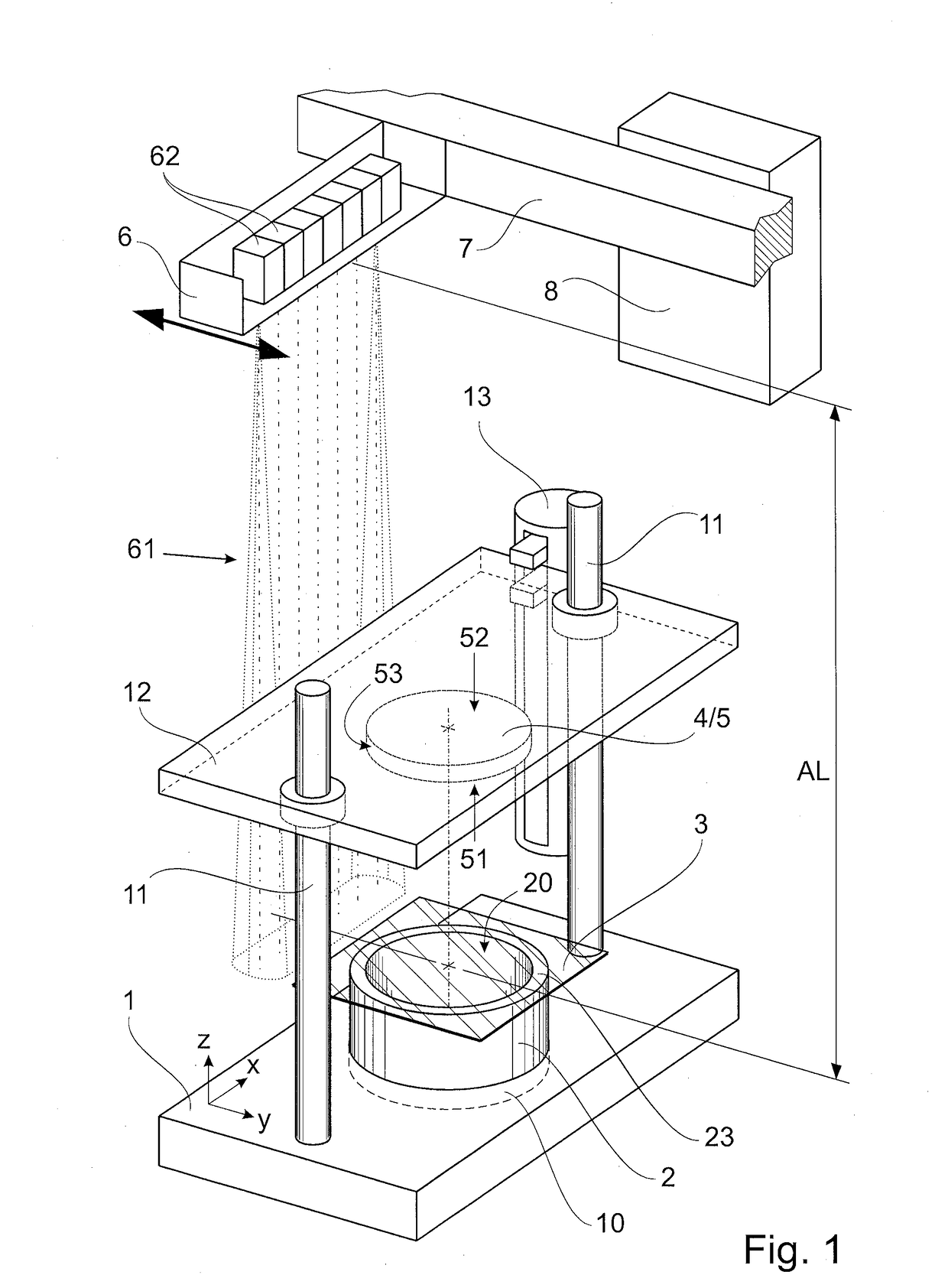 Apparatus for laser transmission welding, method for laser transmission welding, and a receptacle which is produced thereby and is closed by sheet