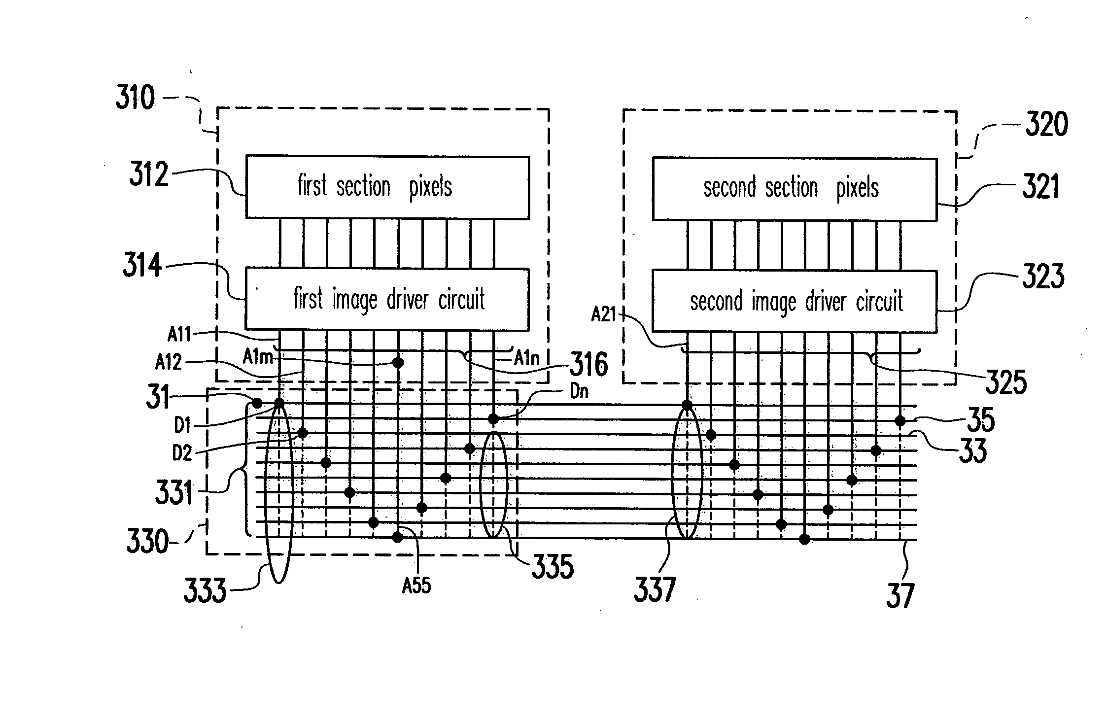 Display circuitry of display