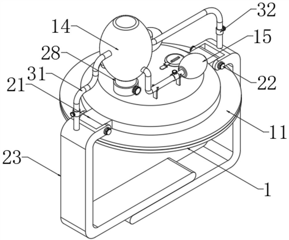 Surgical wound hemostasis nursing device for department of cardiology