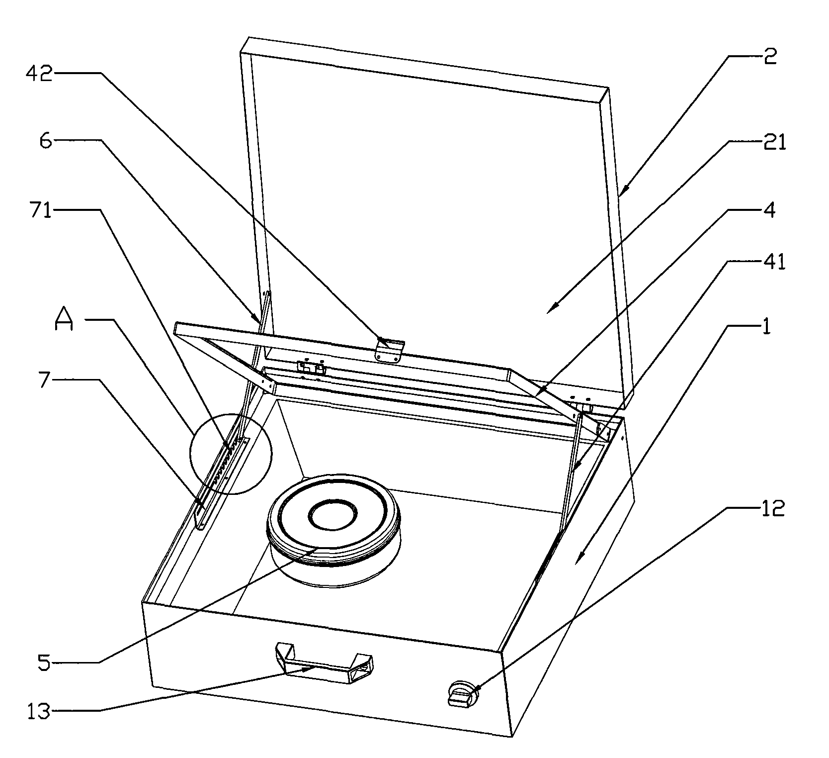 Solar cooking device