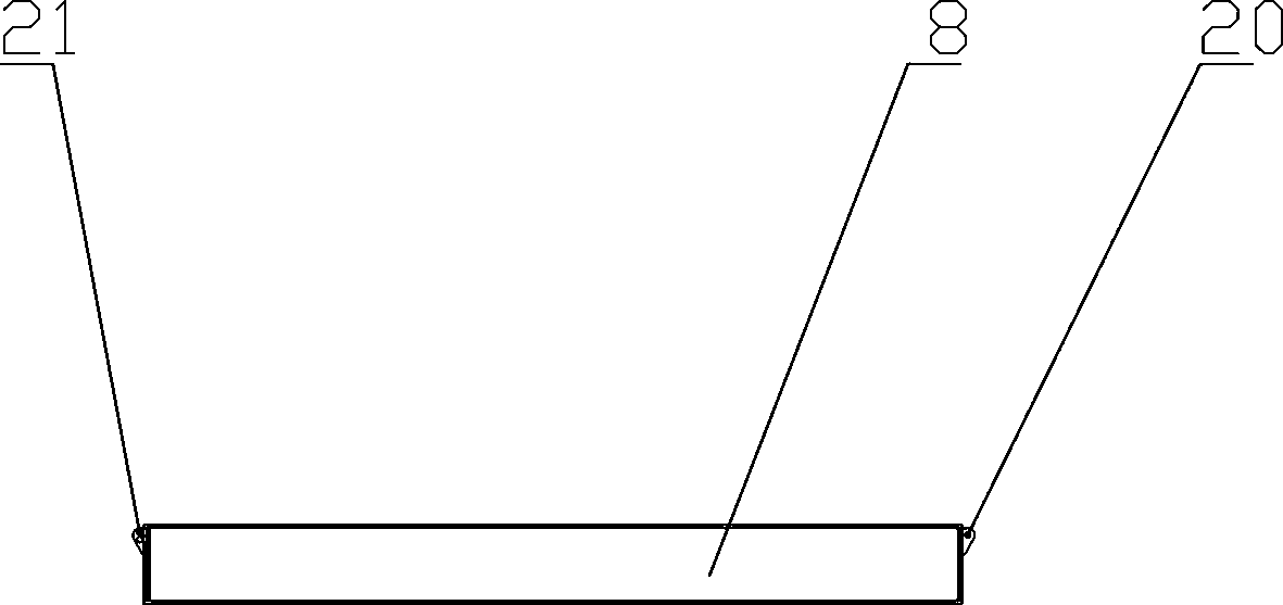 Method and device capable of realizing deflection, turn-over and transposition of carrying pole beams of aqueduct erecting machine in air