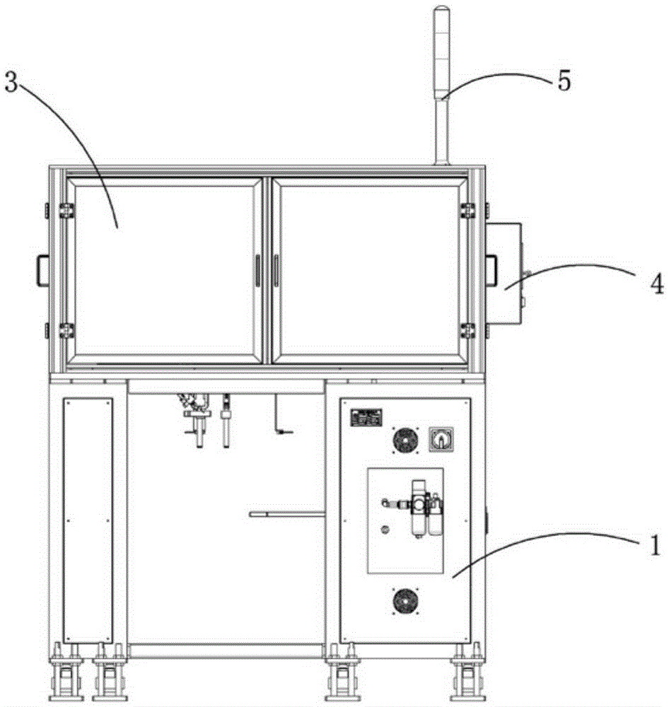 A fully automatic online product refueling mechanism