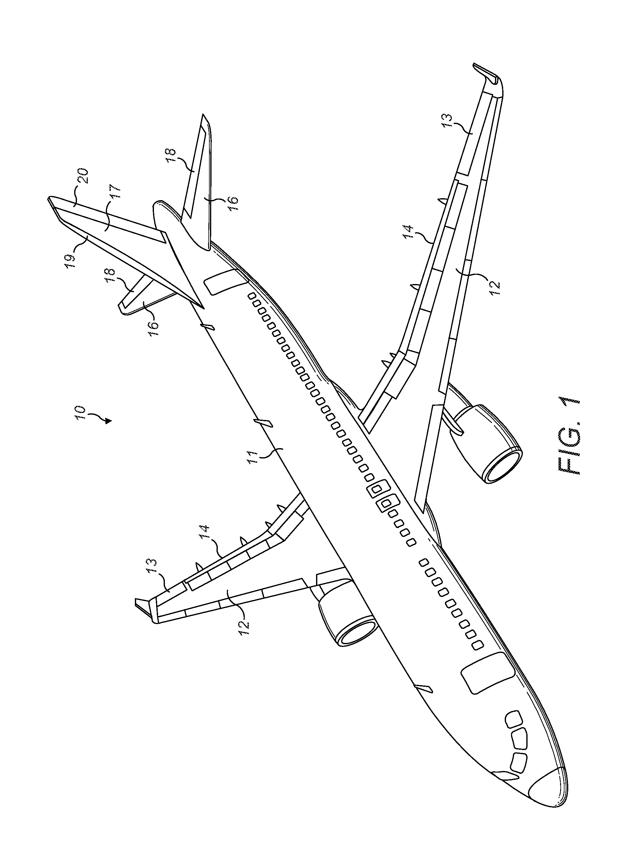 Control surface for an aircraft