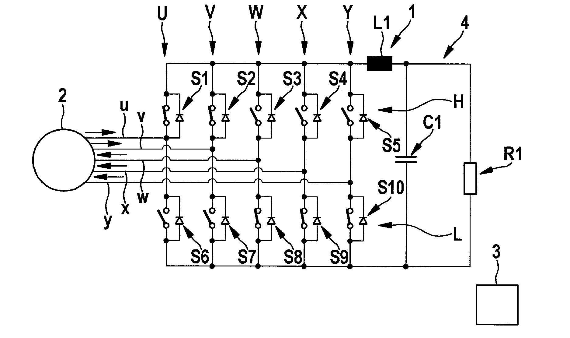 Motor vehicle power supply, associated operating method and means for its implementation