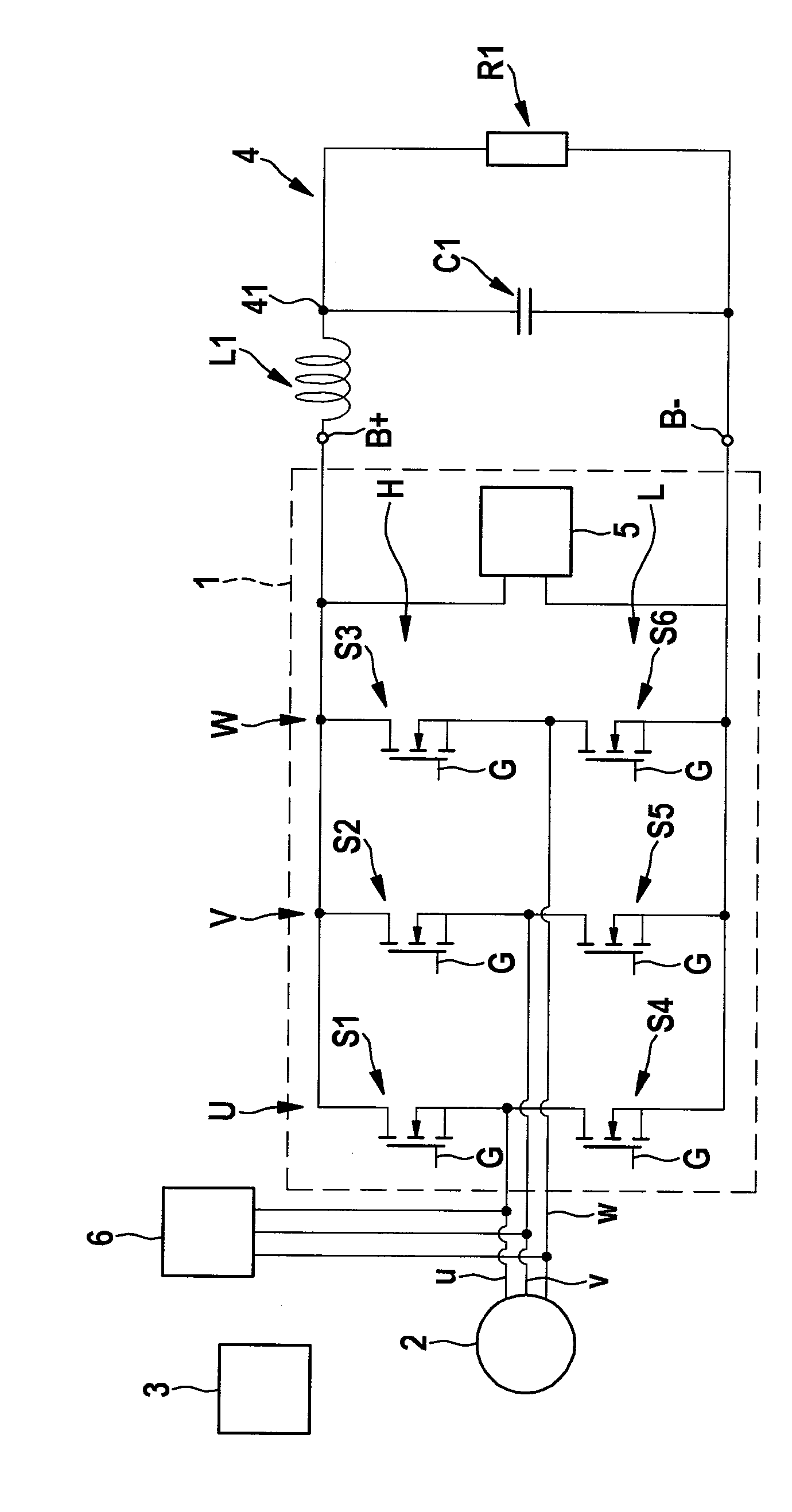 Motor vehicle power supply, associated operating method and means for its implementation