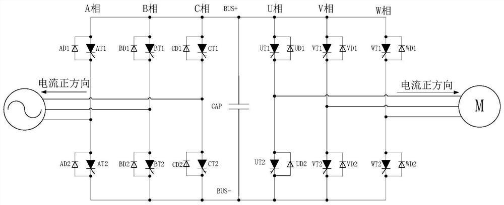 Converter circuit fault detection method, readable storage medium and converter