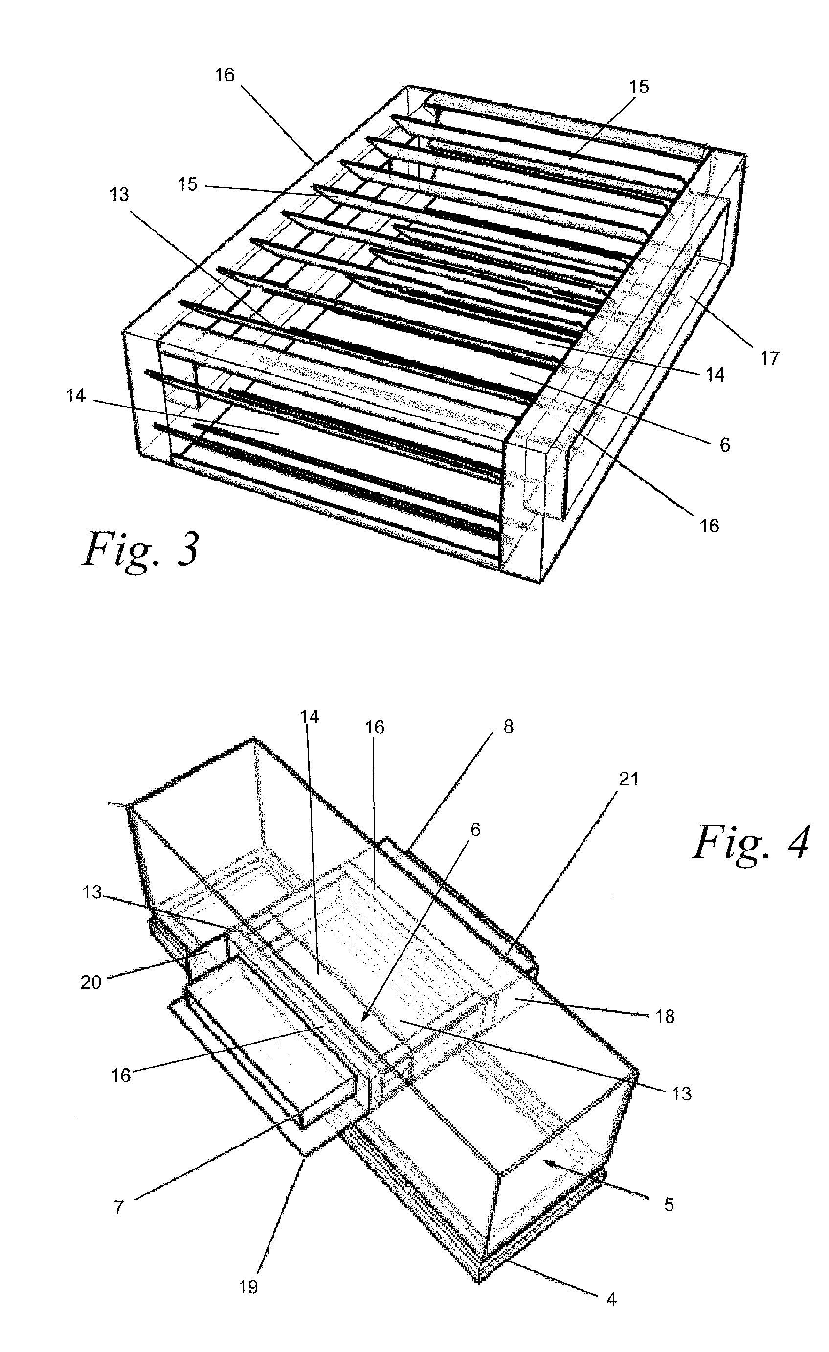Method and devices for controlling a vapour flow in vacuum evaporation