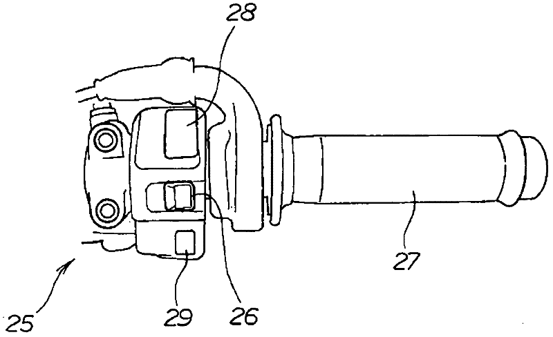 Brake system for motorcycle