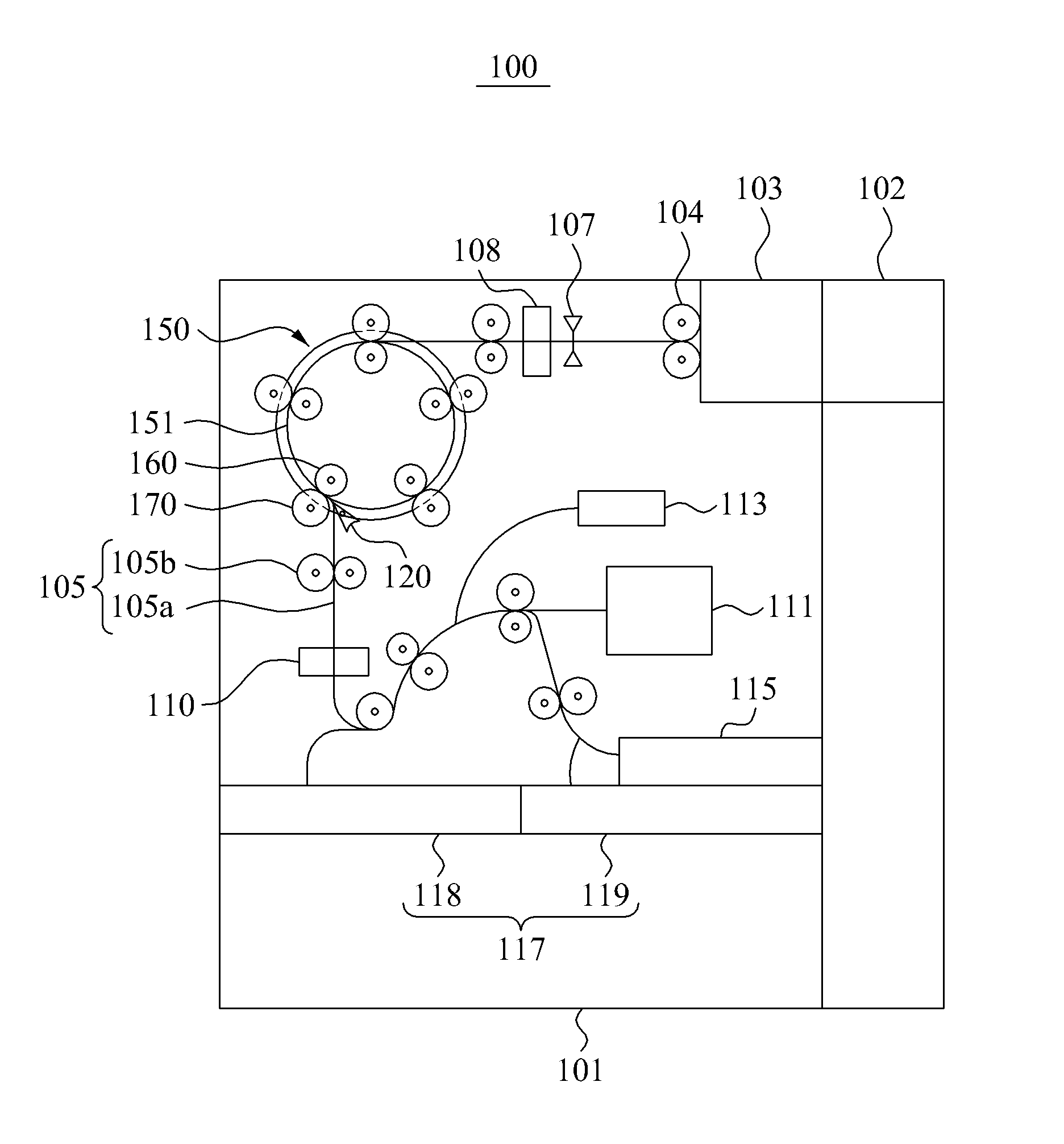 Automatic teller machine and method to align media thereof