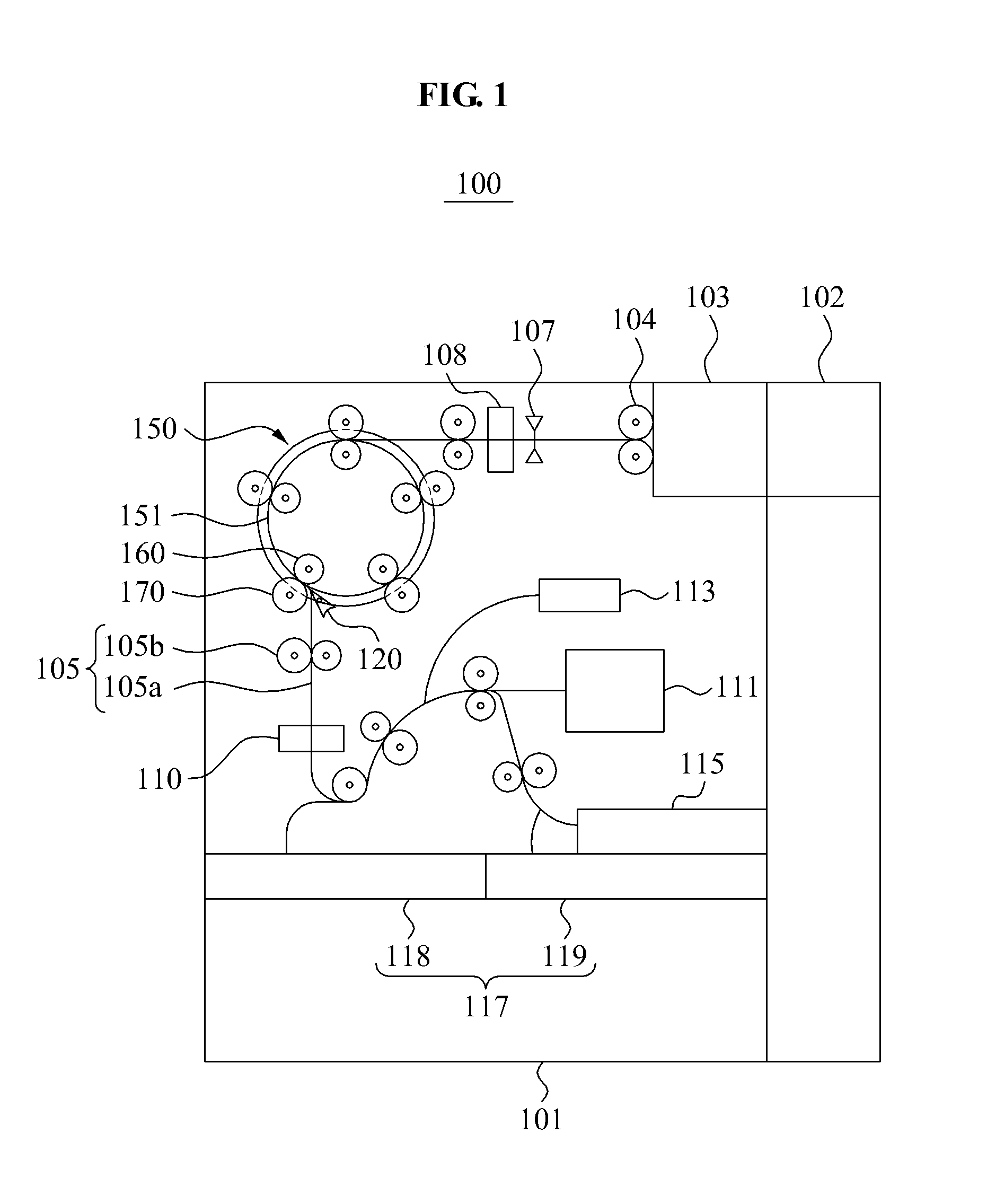 Automatic teller machine and method to align media thereof