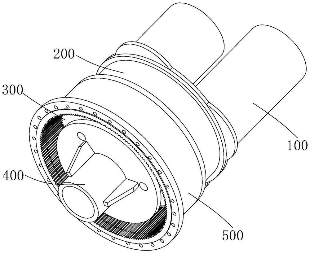 Speed reducer for punching machine