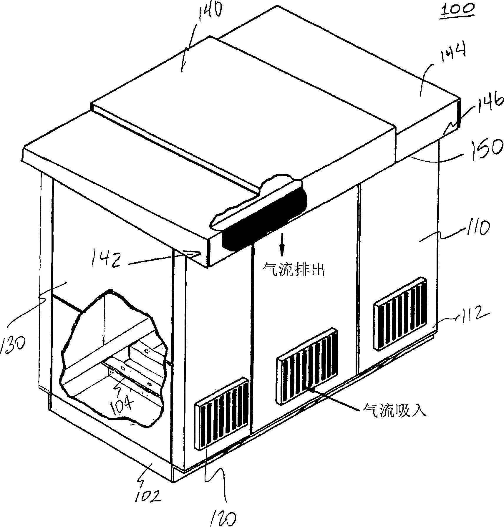 Ventilated transformer enclosure