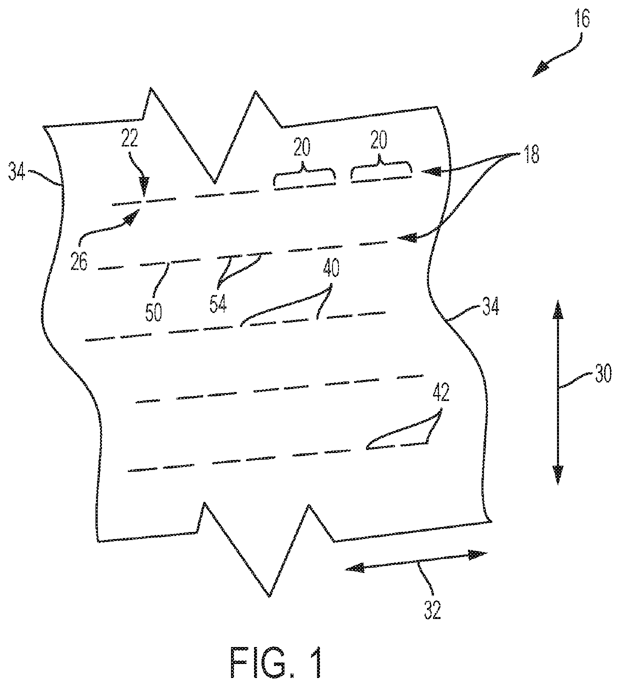 Expandable slit-sheet stock material, dunnage conversion system and method for expanding