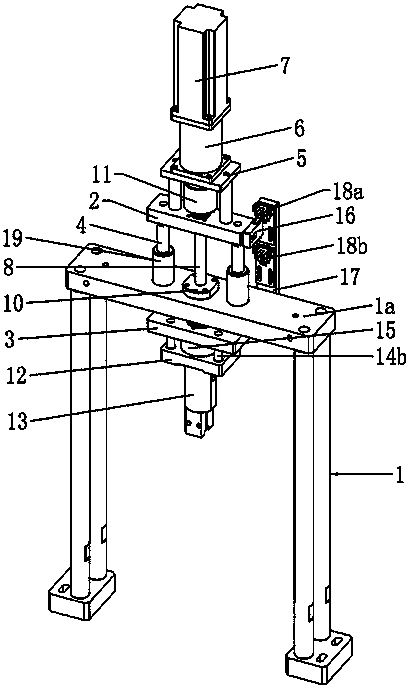 Automatic riveting and pressing mechanism applied to toy connecting piece