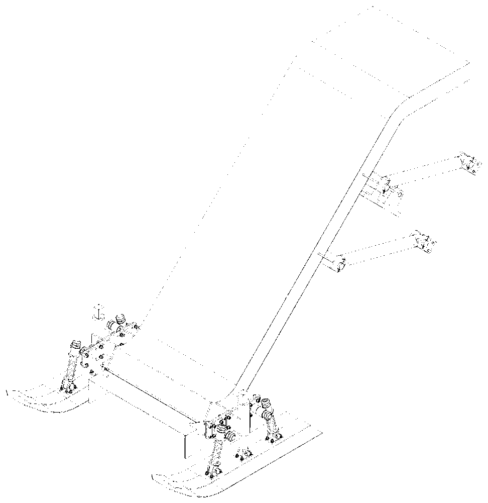 Control system and method for ground clearance of hydraulic collecting mechanism and multi-metal concretion mining vehicle