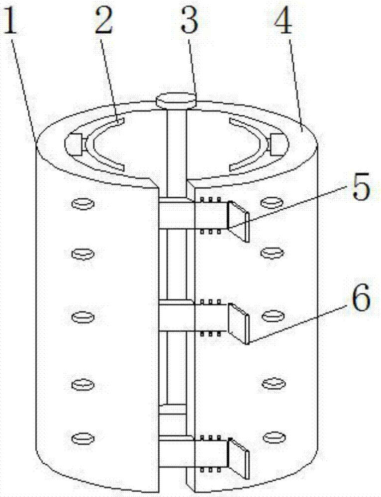 Fractured bone fixing device convenient to dismount