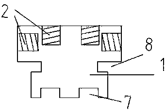 Multidirectional reinforcing steel connecting device