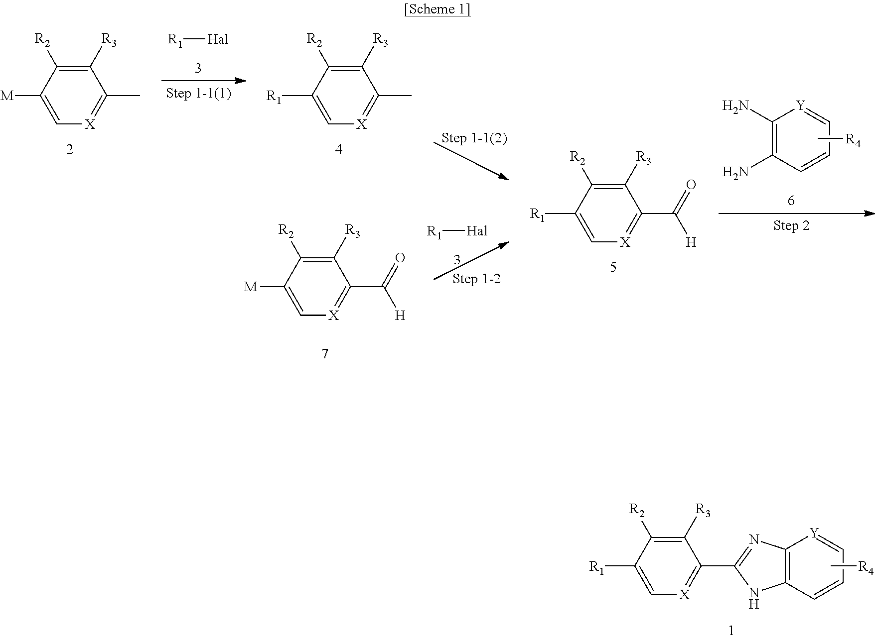 Method of preparing benzoimidazole derivatives