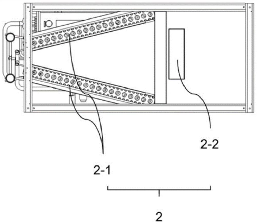 Heat pump unit for preventing secondary freezing of defrosting water, heat pump unit and method for preventing secondary freezing of defrosting water of heat pump unit