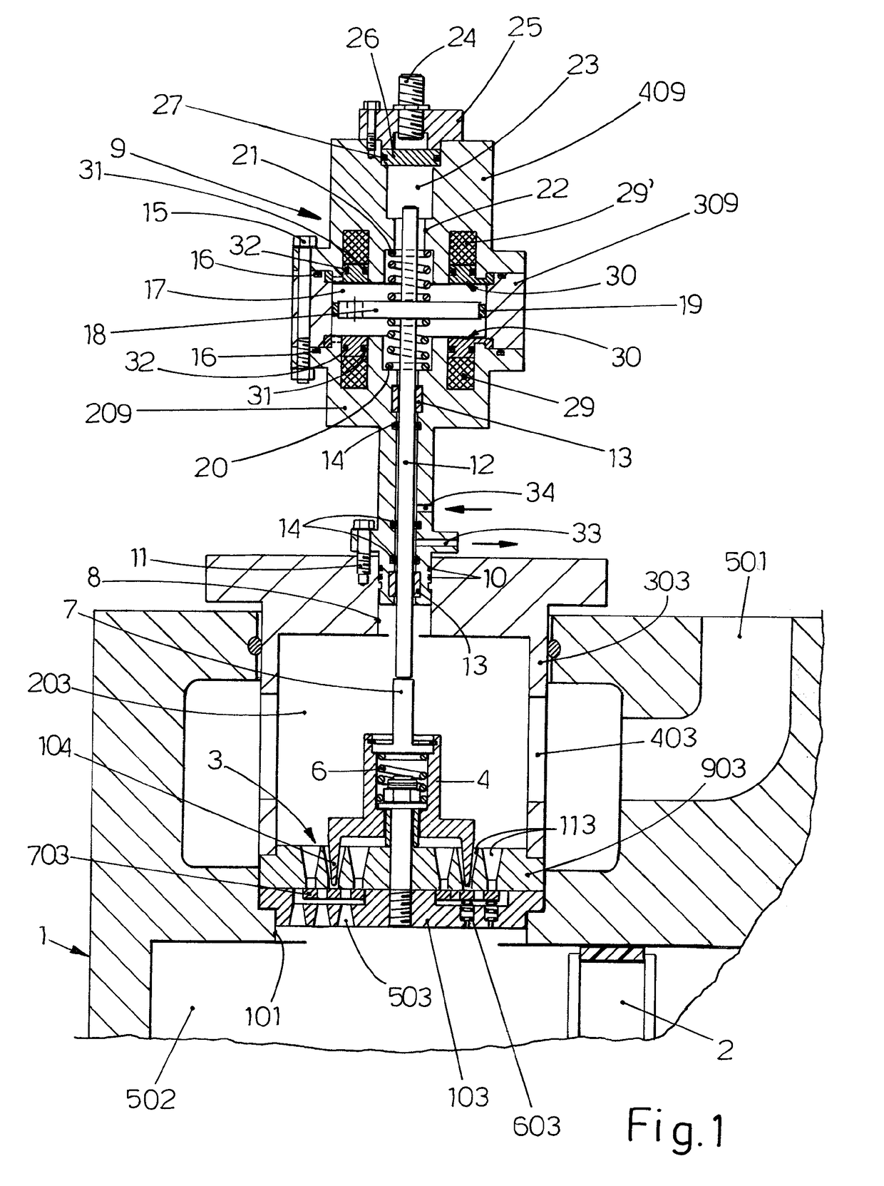 Flow control actuator for reciprocating compressors