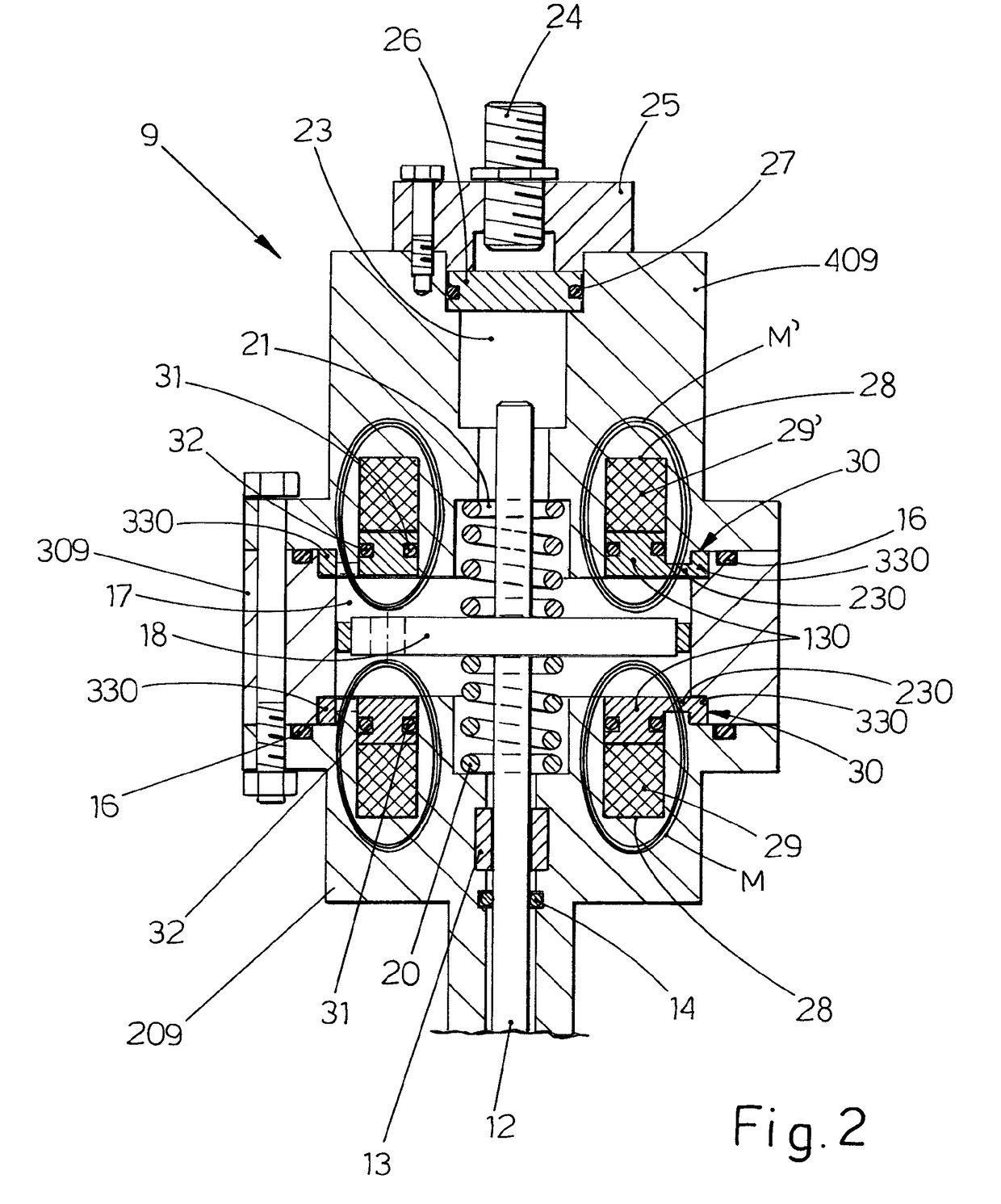 Flow control actuator for reciprocating compressors
