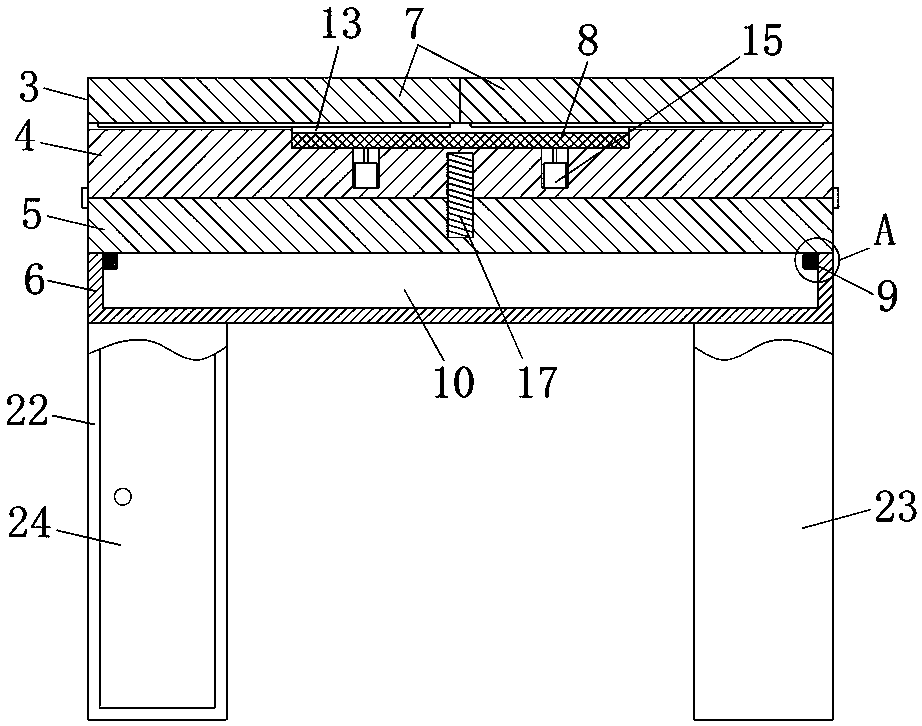 Novel multifunctional drawing table