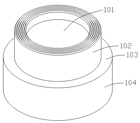 Self-positioning self-shading type lens