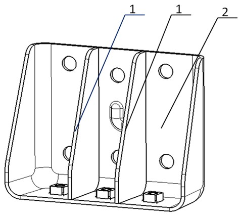 Supporting structure of automobile suspension rack