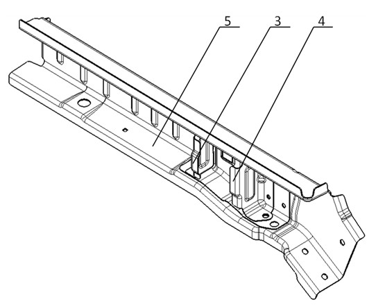 Supporting structure of automobile suspension rack