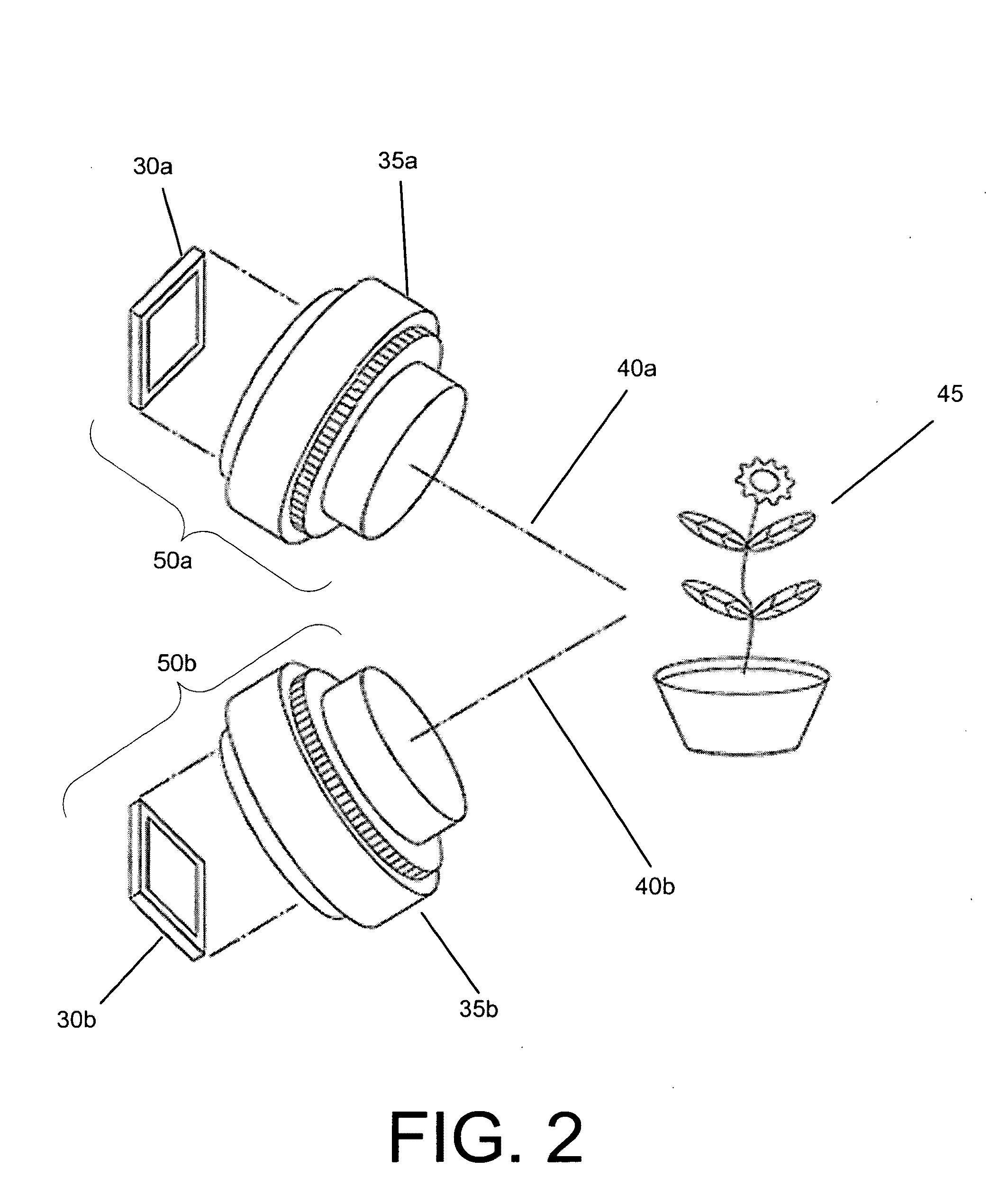 Single camera device and method for 3D video imaging using a refracting lens array