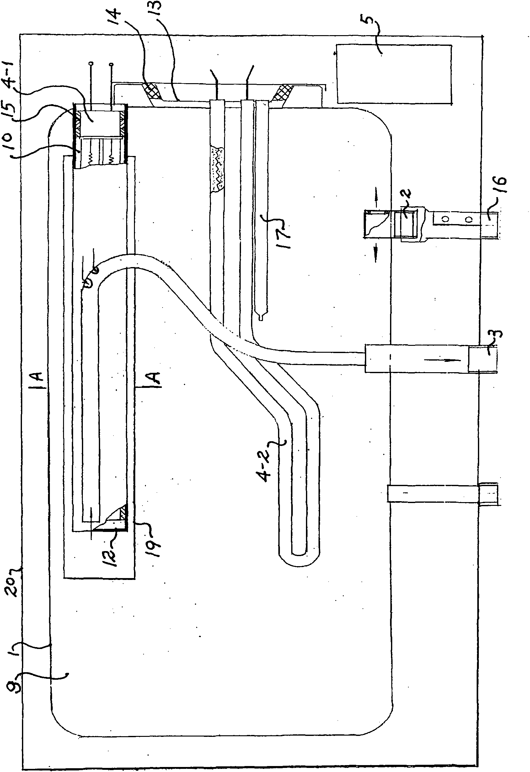Water tank structure of electric energy, solar energy or air energy water heater