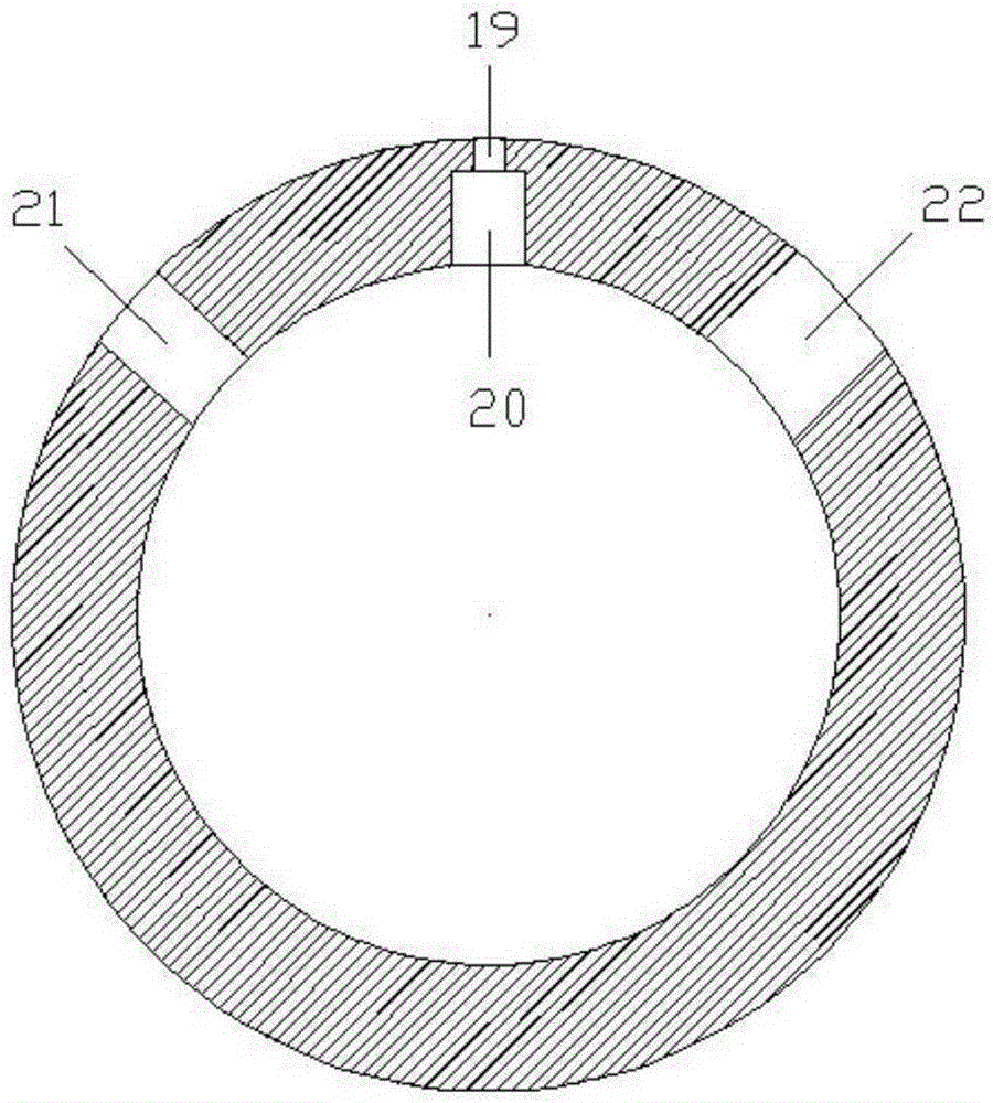 Power station flow accelerated corrosion simulation experiment pipeline apparatus with electrochemistry measurement mode