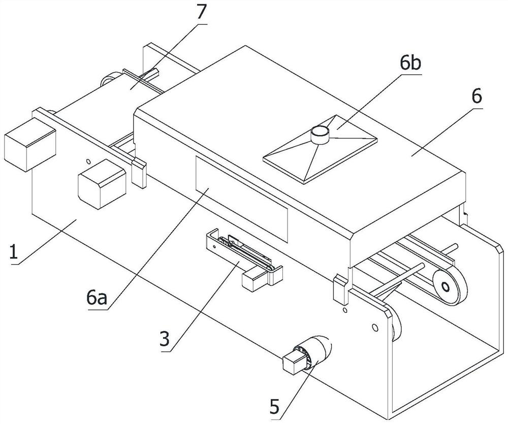 Display card welding cooling device and method with intelligent reciprocating type moving function